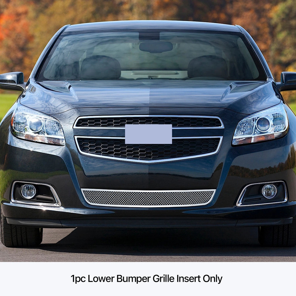 Stainless Steel Chrome Mesh Grille Insert for Chevy Malibu (2013)