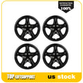 Set of 4 Wheel Covers for R14 Tire & Rim (Black)