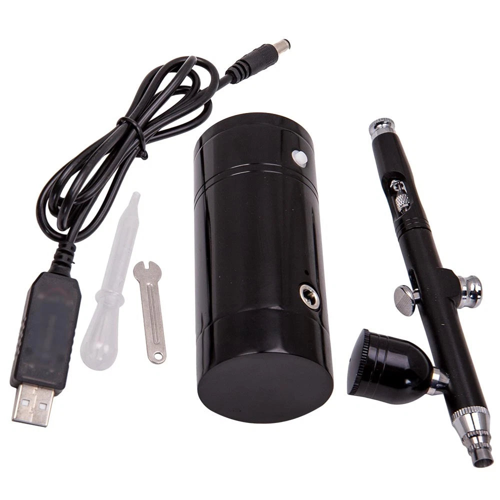 Airbrush Air Compressor Kit Set of 2 with 0.3mm Nozzle