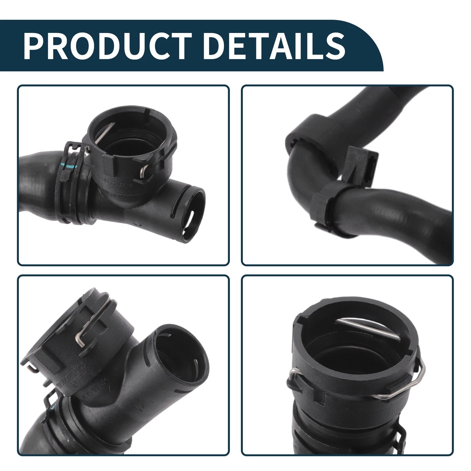 Radiator Hose Water Pipes for Volkswagen Atlas 2.0L (2018–2023) 3QF122051A