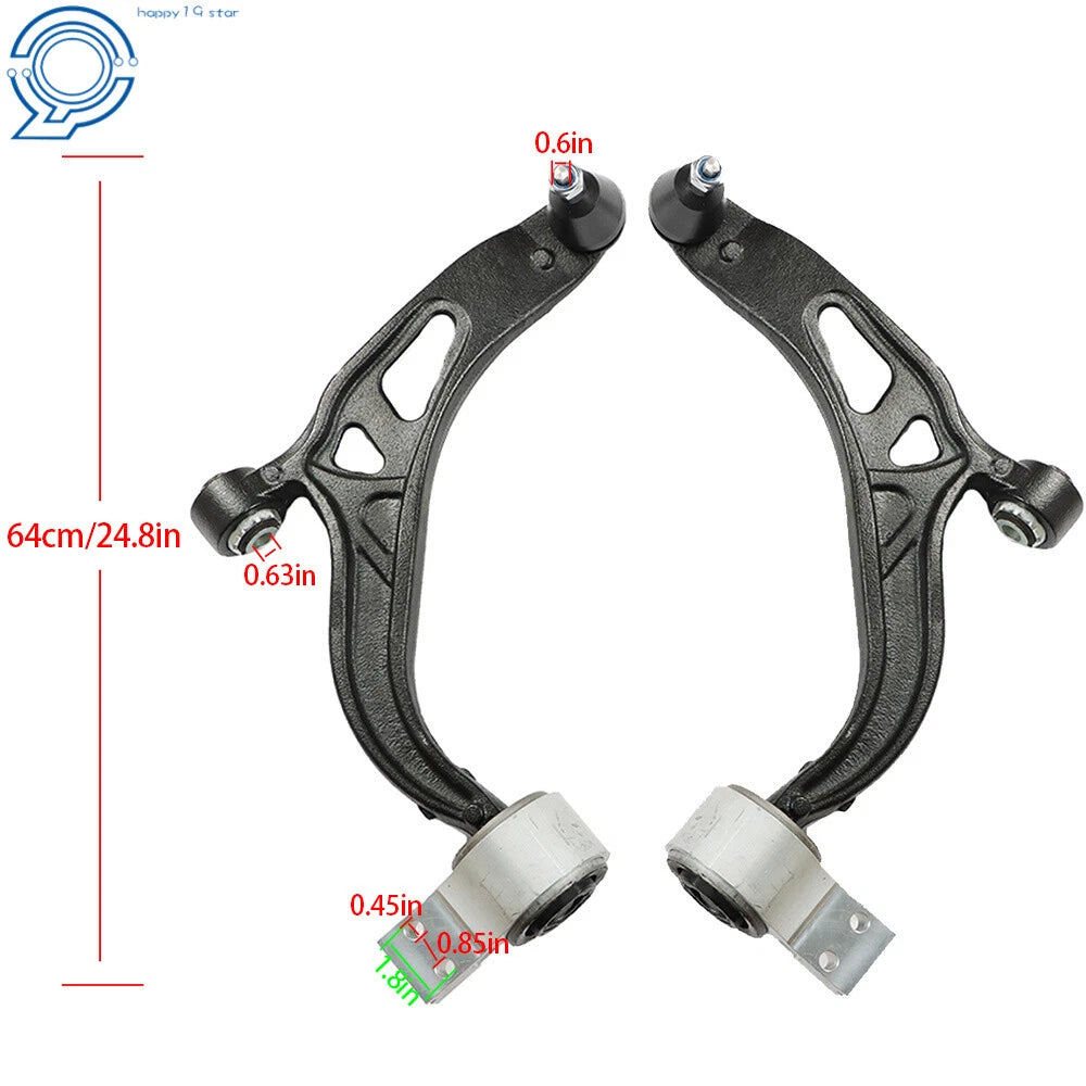 Set of 4 Front Lower Control Arm Ball Joint Sway Bar Link for Ford Explorer (2011–2017)
