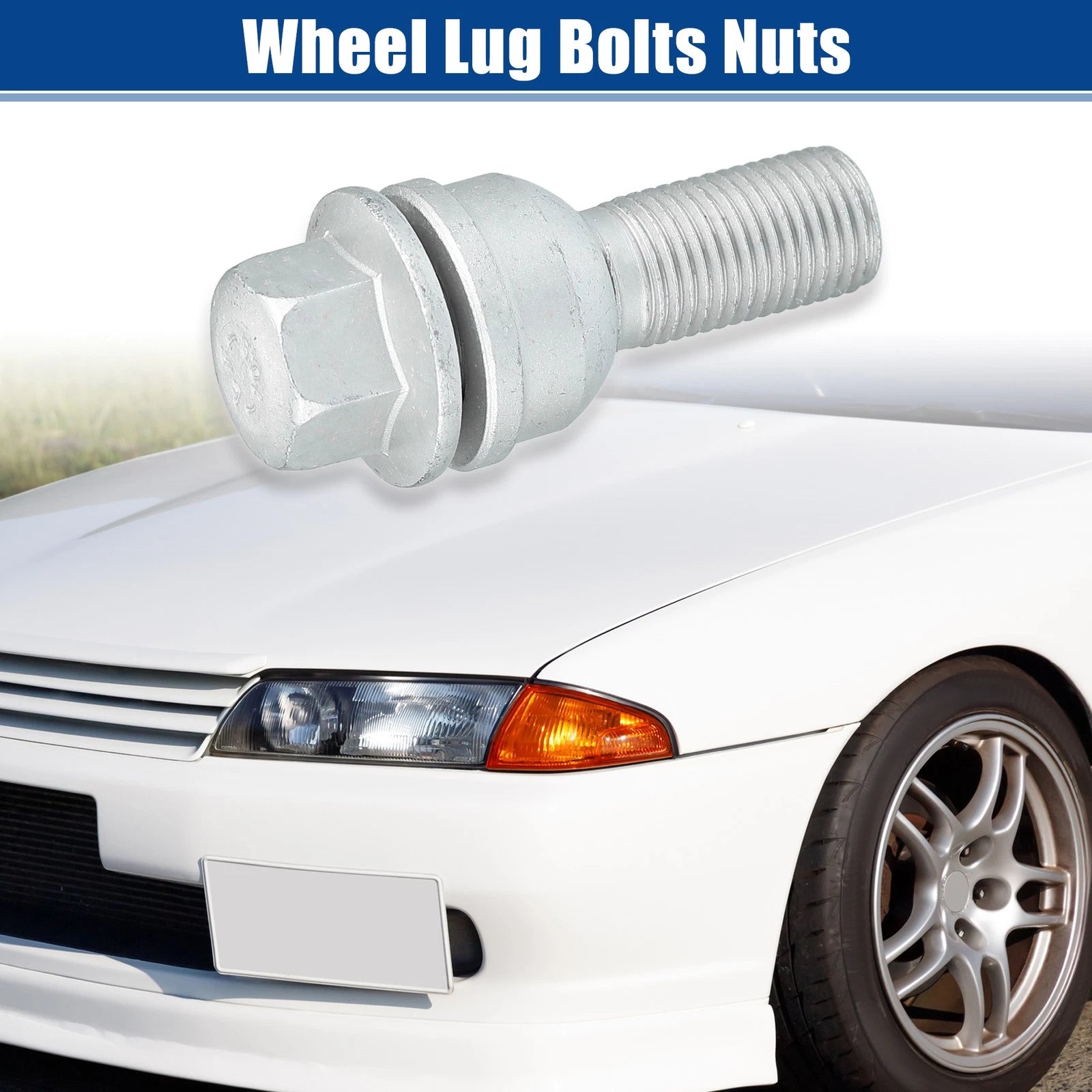 Set of 5 M14x1.5 Wheel Lug Bolts Nuts for Audi A8 Quattro (2011–2020) No. 8R0601295