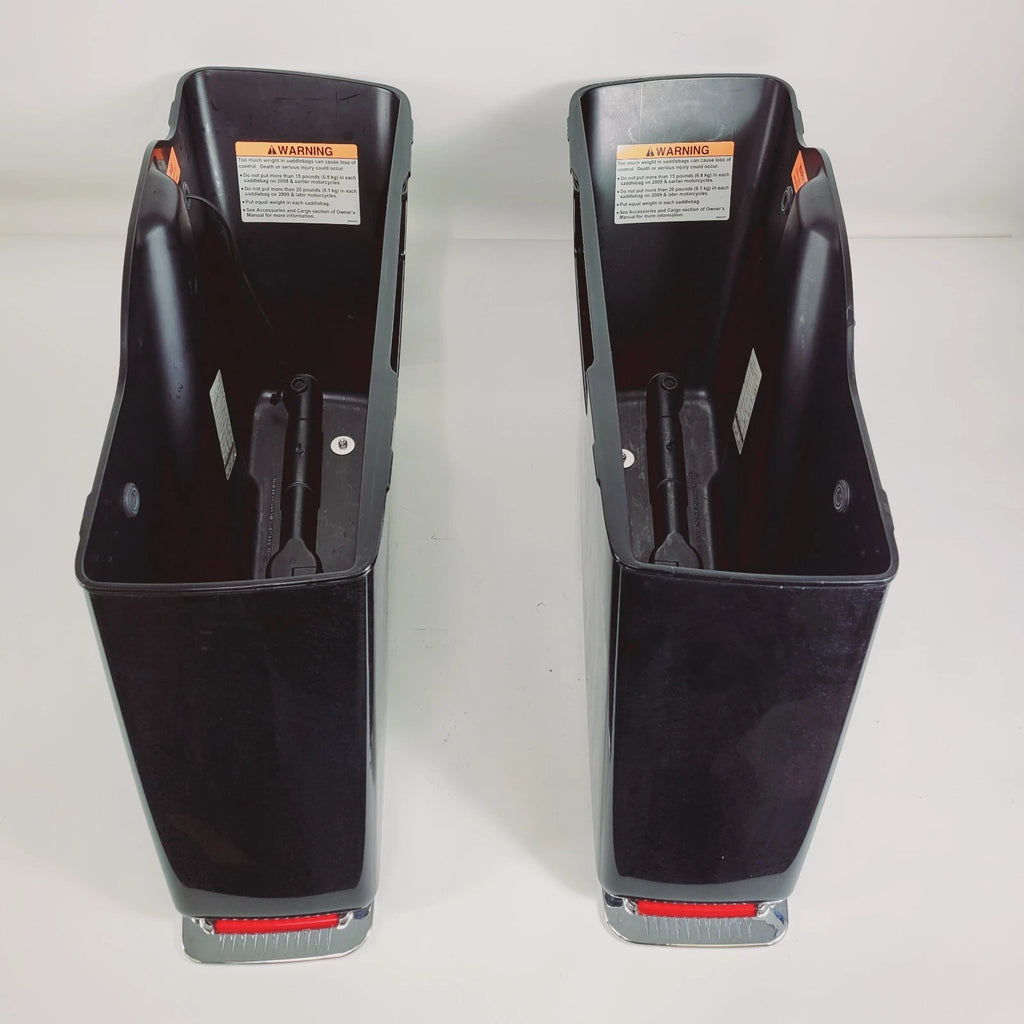 Genuine Side Saddlebags for Harley Davidson Touring (1993–2013) Vivid Black