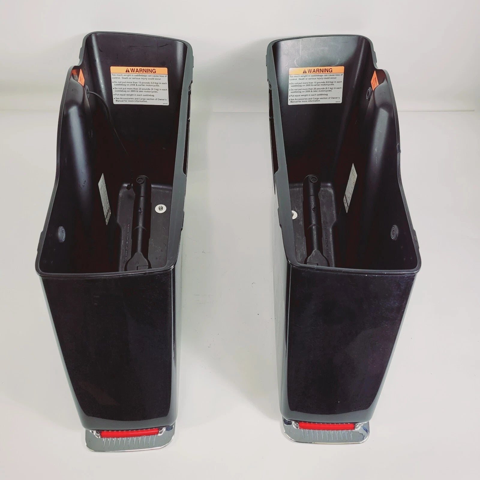 Genuine Side Saddlebags for Harley Davidson Touring (1993–2013) Vivid Black