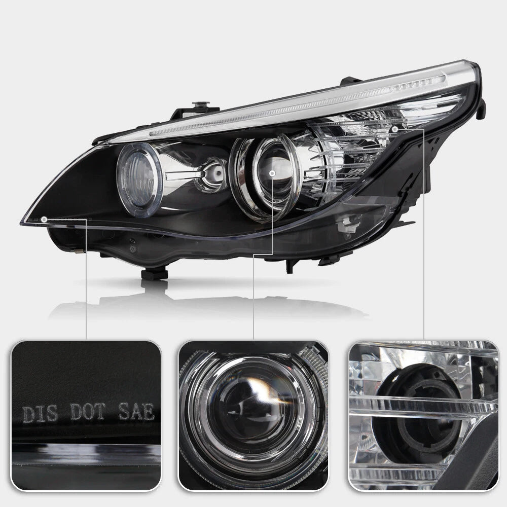 HID Headlight for BMW E60 E61 528i 535i 5 Series (2008–2010) AFS Left Driver
