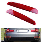 Rear Bumper Reflector Brake Stop Light Red Lens for BMW X5 (2006-2013)