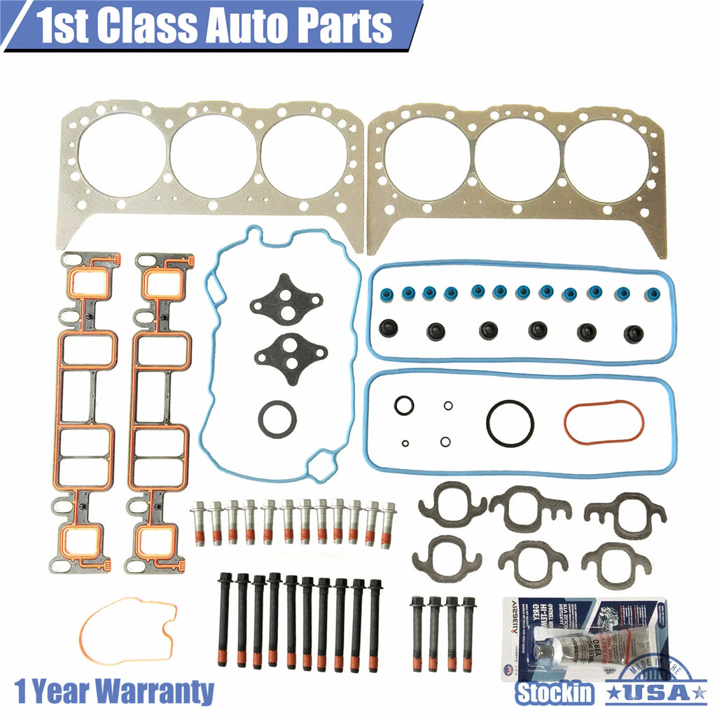 Head Gasket Set with 36 Bolts for Chevy Astro GMC Isuzu 4.3L (1996–2002)