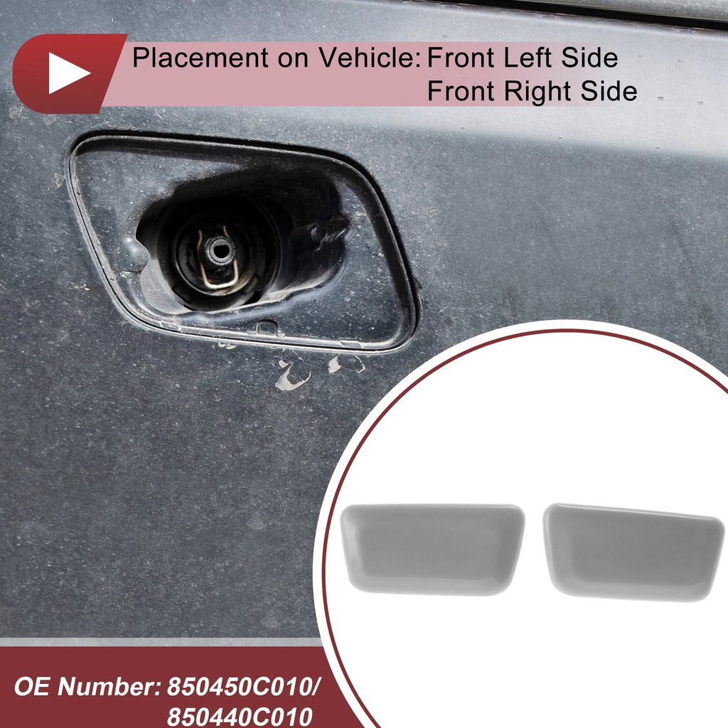 Headlight Washer Nozzle Cover Cap No. 850450C010 for Toyota Sequoia (2001–2022)