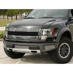 Stainless Steel Upper Front Grille Overlay for 2010-2014 Ford F-150 Raptor