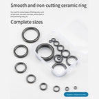 Fishing Rod Guide Rings Set of 40 with 26pcs Repair Kit for Sea Rod