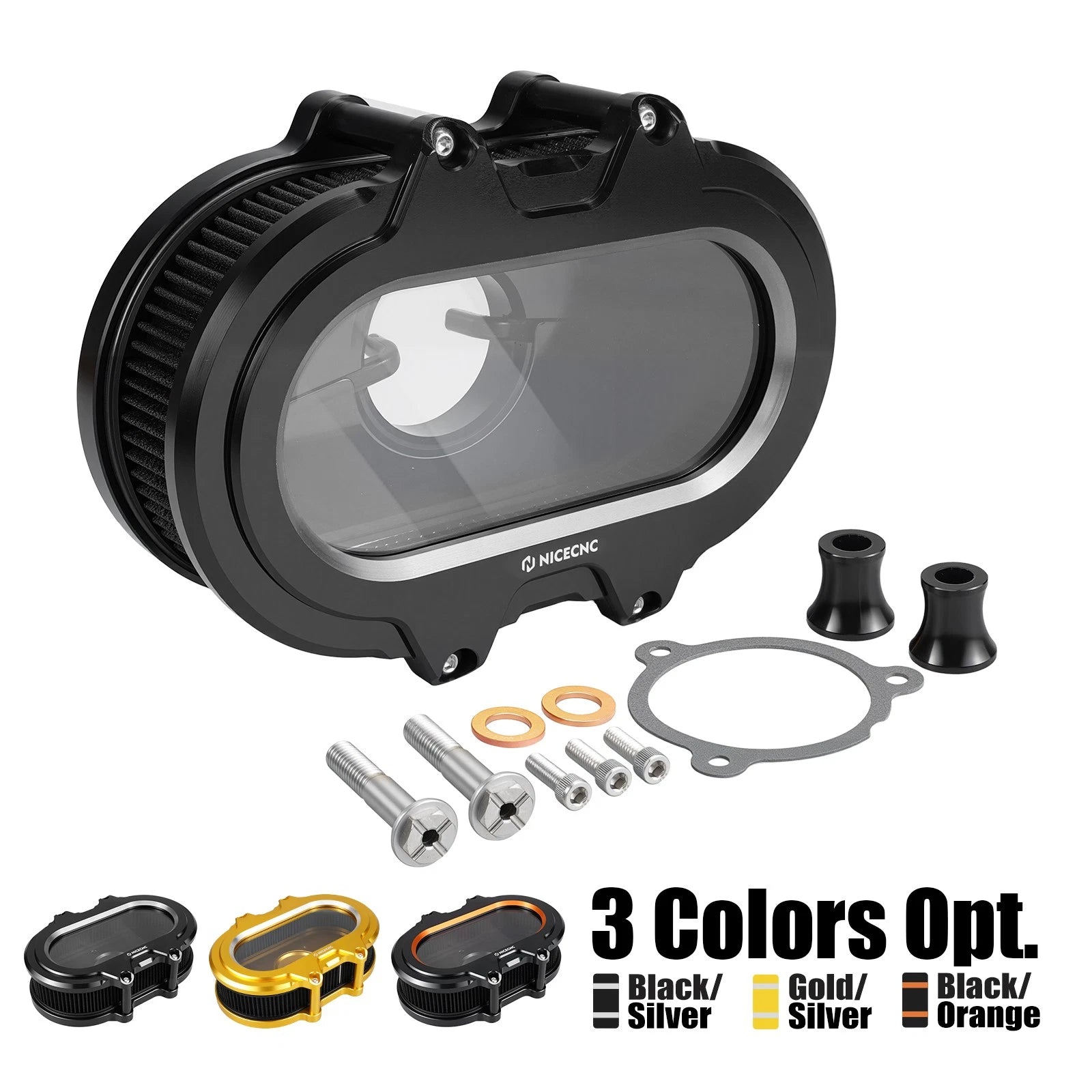 Air Cleaner Filter Intake Kit for Harley Road Glide Ultra FLTRU (2017–2020)