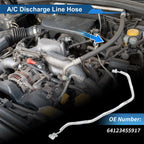 A/C Refrigerant Liquid Hose for BMW X3 (2004–2010) No. 64123455917