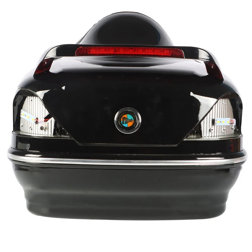 Universal Motorcycle Tour Pack Trunk Luggage Box with Tail Light