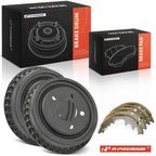 Rear Brake Drums & Ceramic Brake Shoes for Mazda B4000 & Ford Ranger (1998–2010)
