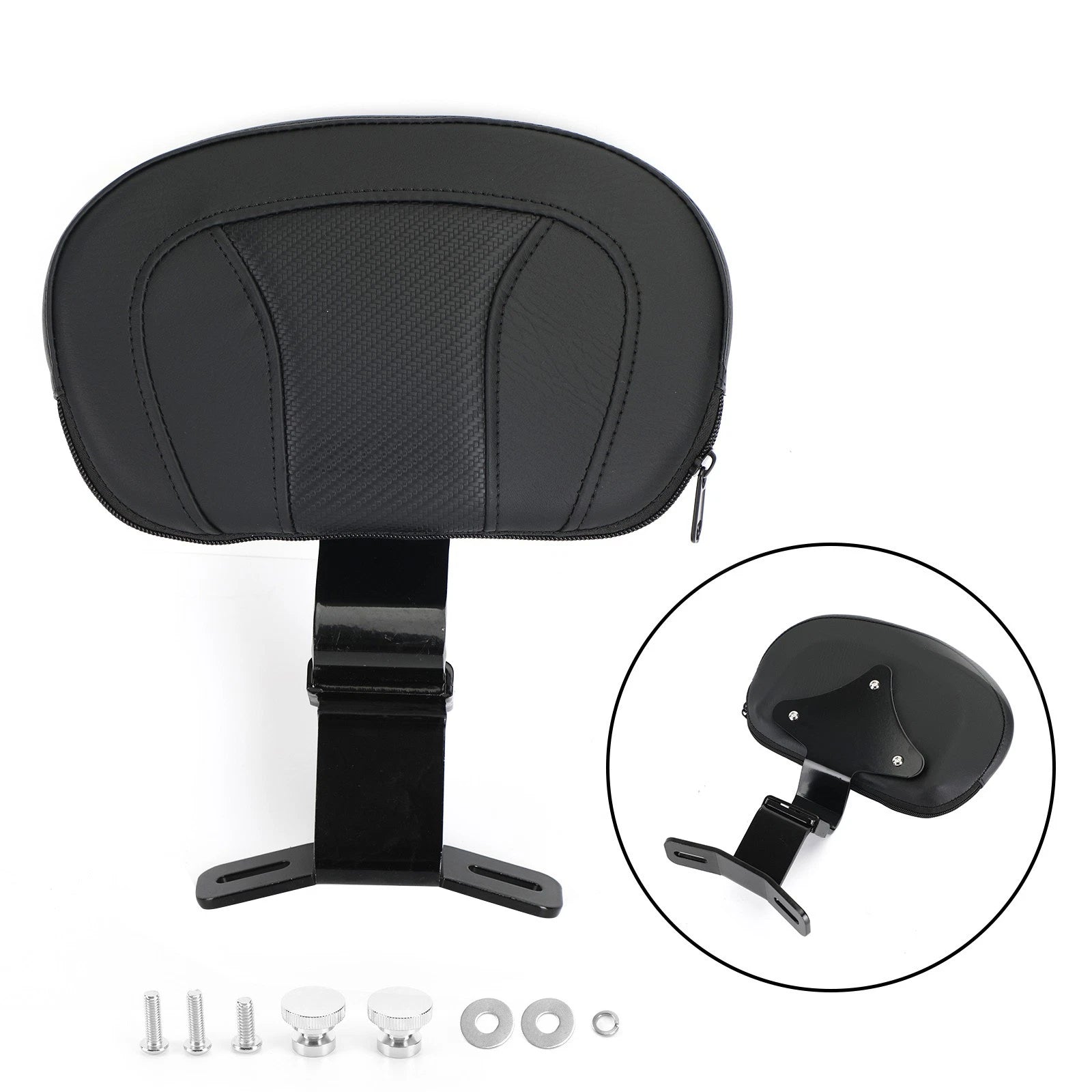 Driver Backrest Pad for Harley Touring CVO Street Glide Road King (2009–2021)