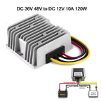 Voltage Reducer Converter for Golf Cart (DC48V to DC12V, 10A, Waterproof)