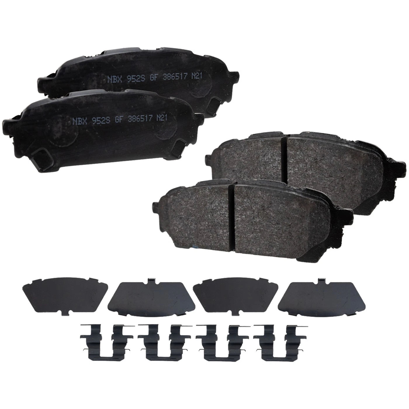 Rear Brake Pad Set for Subaru Forester (2004–2008)