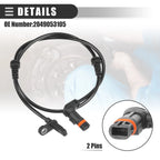 ABS Speed Sensor Set of 2 for Mercedes-Benz GLK350 GLK250 (2010–2015)