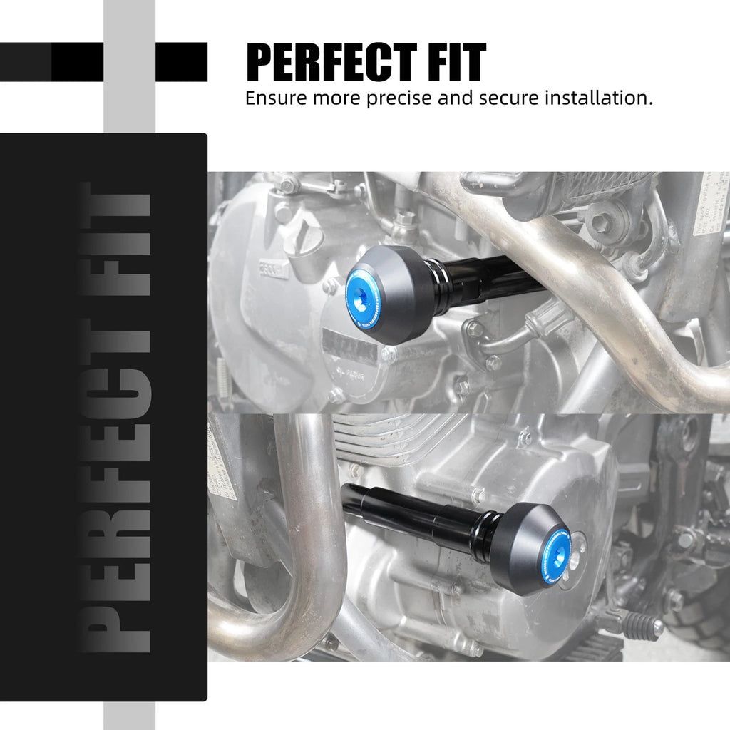 Pair Frame Sliders Crash Protector for Suzuki DR650 (1996–2025)