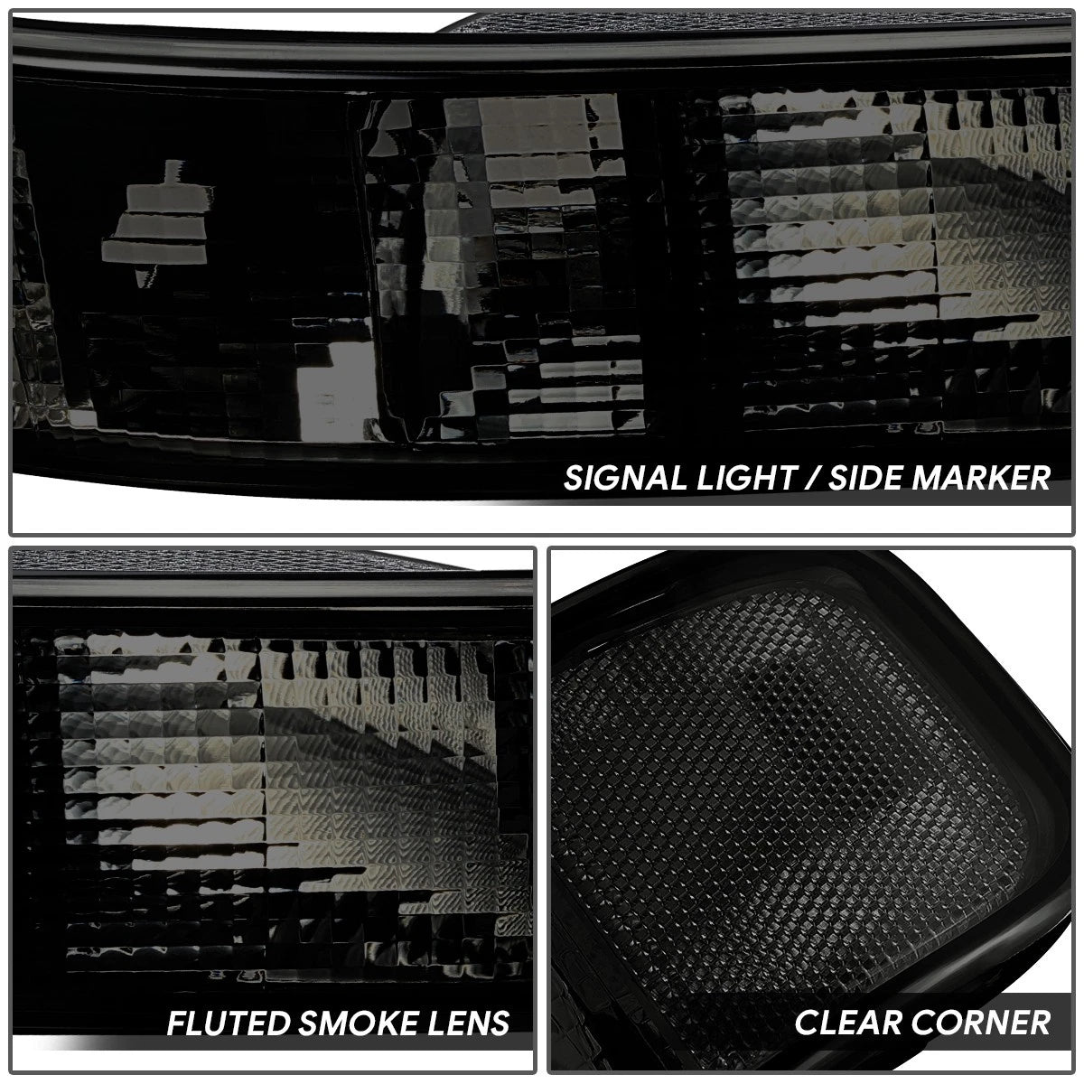 Turn Signal Side Marker Parking Lights for Savana Express 1500/2500/3500 (2003–2022)