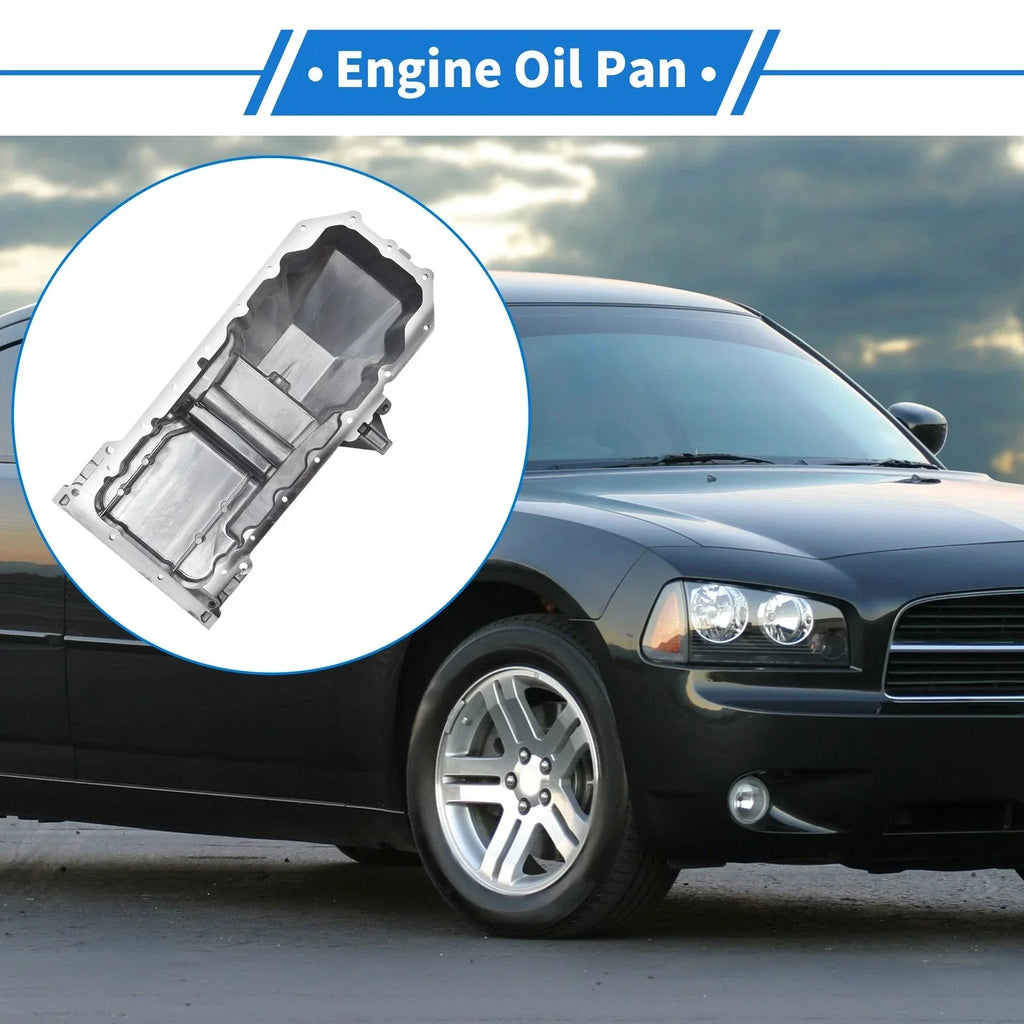 Engine Oil Pan for Dodge Charger 5.7L V8 (2008-2020) - 1 x Aluminum
