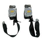 Set of 2 Rear Seat Belts for Toyota Corolla (2023–2026) Black