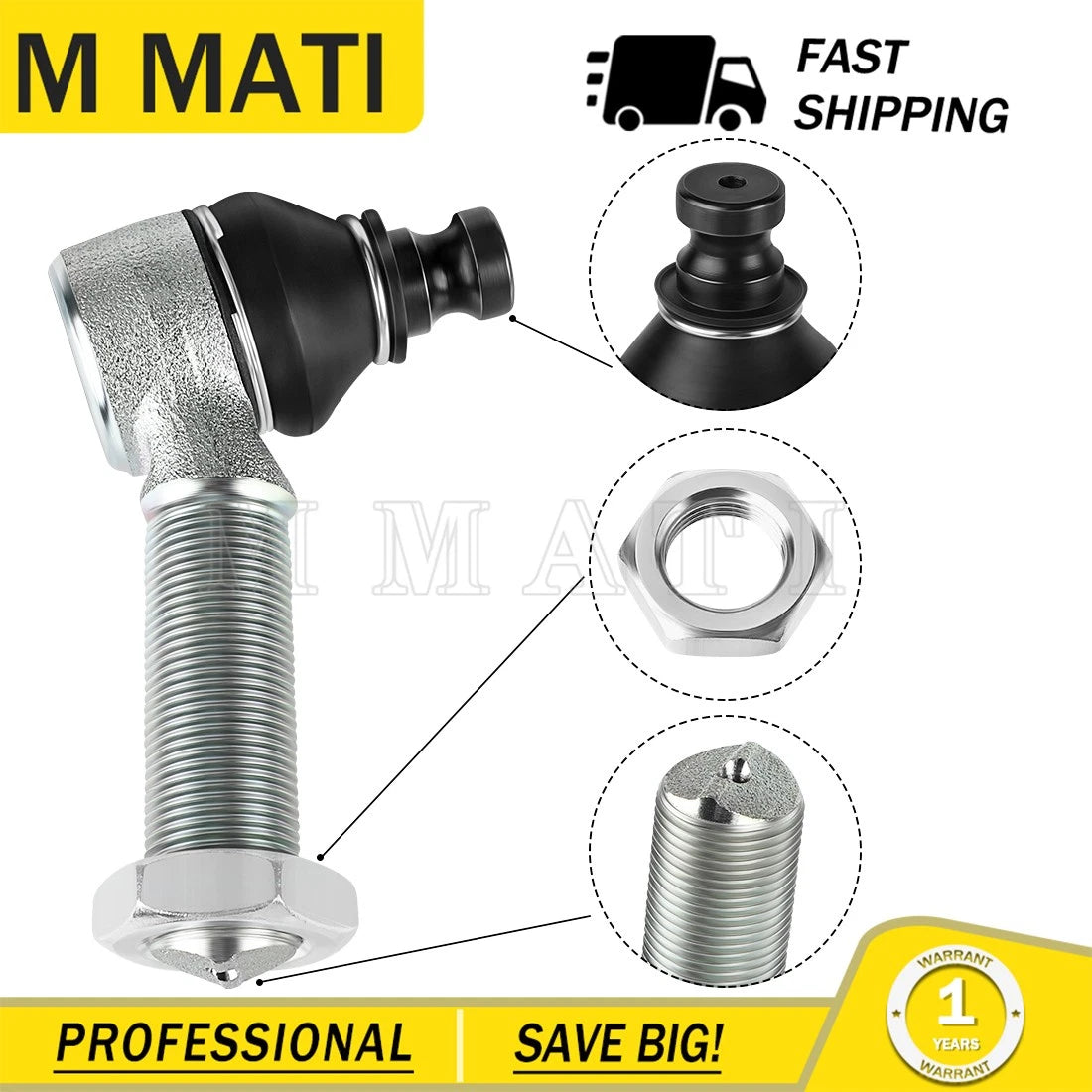 2 Front Upper A-arms for Polaris RZR 570 800 900 (2008–2014) Adjustable Ball Joint
