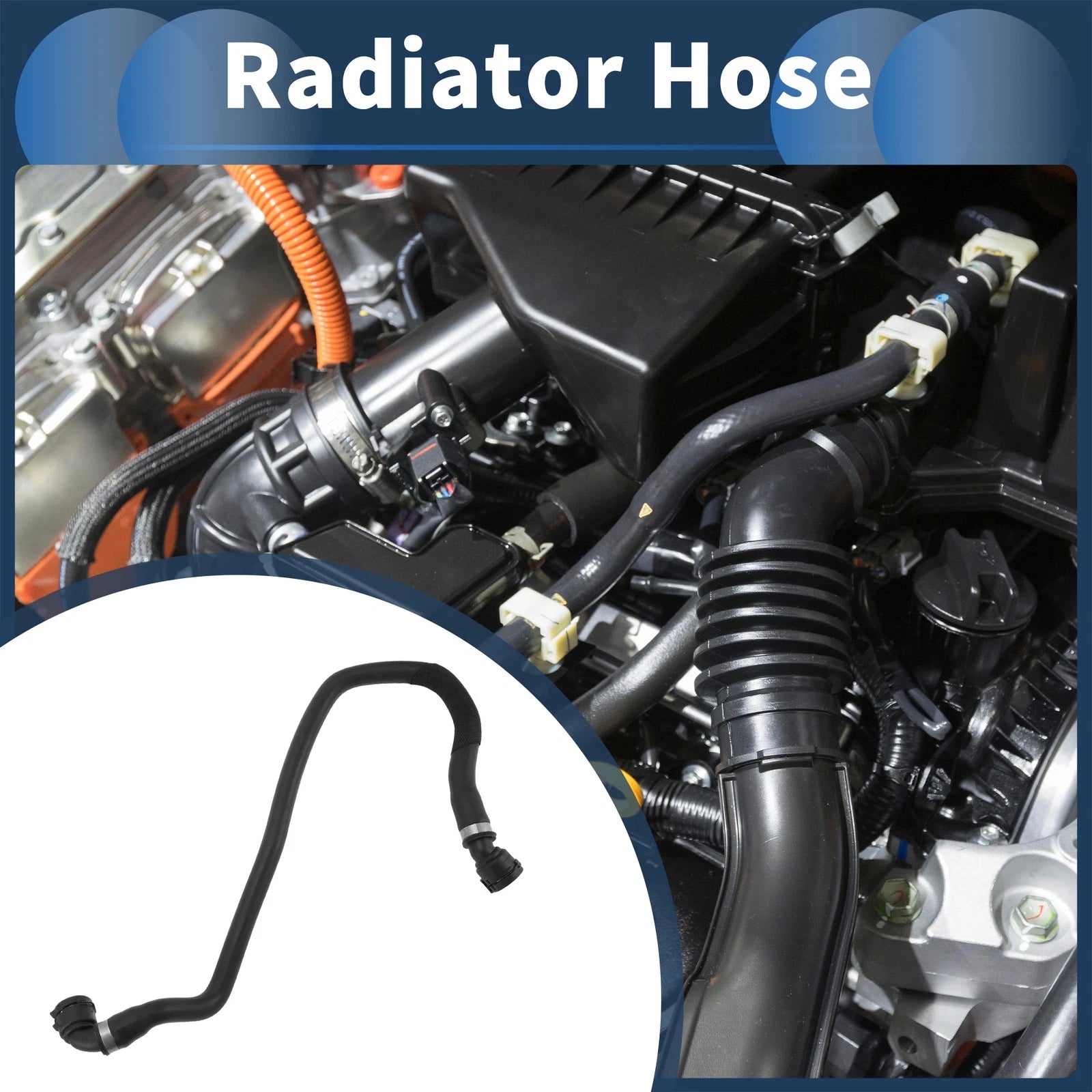 Radiator Hose for BMW X3 (2007–2010) No. 17123422785 Rubber