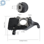 2" Front Drop Spindle Set for Ford F-150 2WD (2021–2024)
