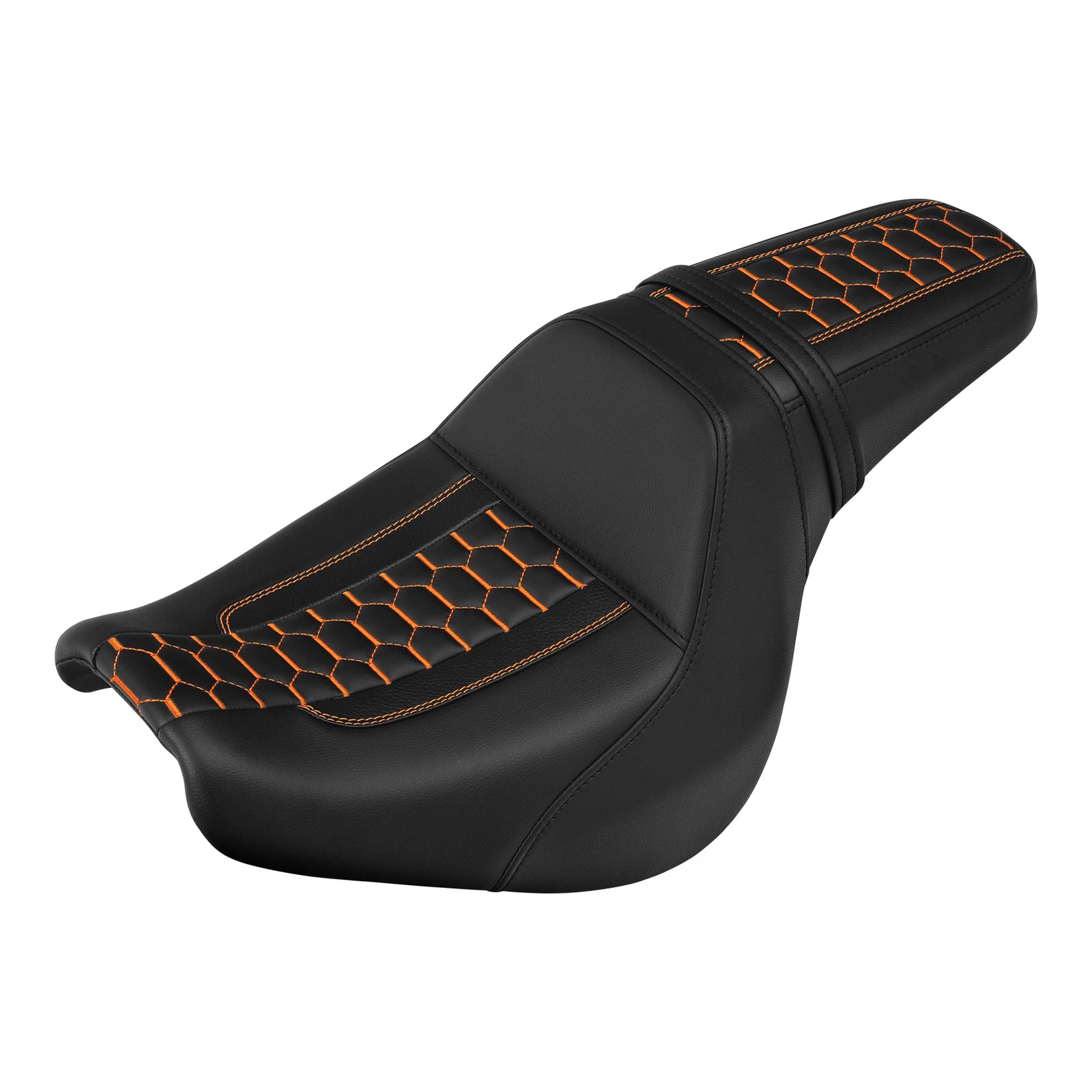 2X Driver & Passenger Seat for Harley Fat Bob FXFB FXFBS (2018–2024) Black