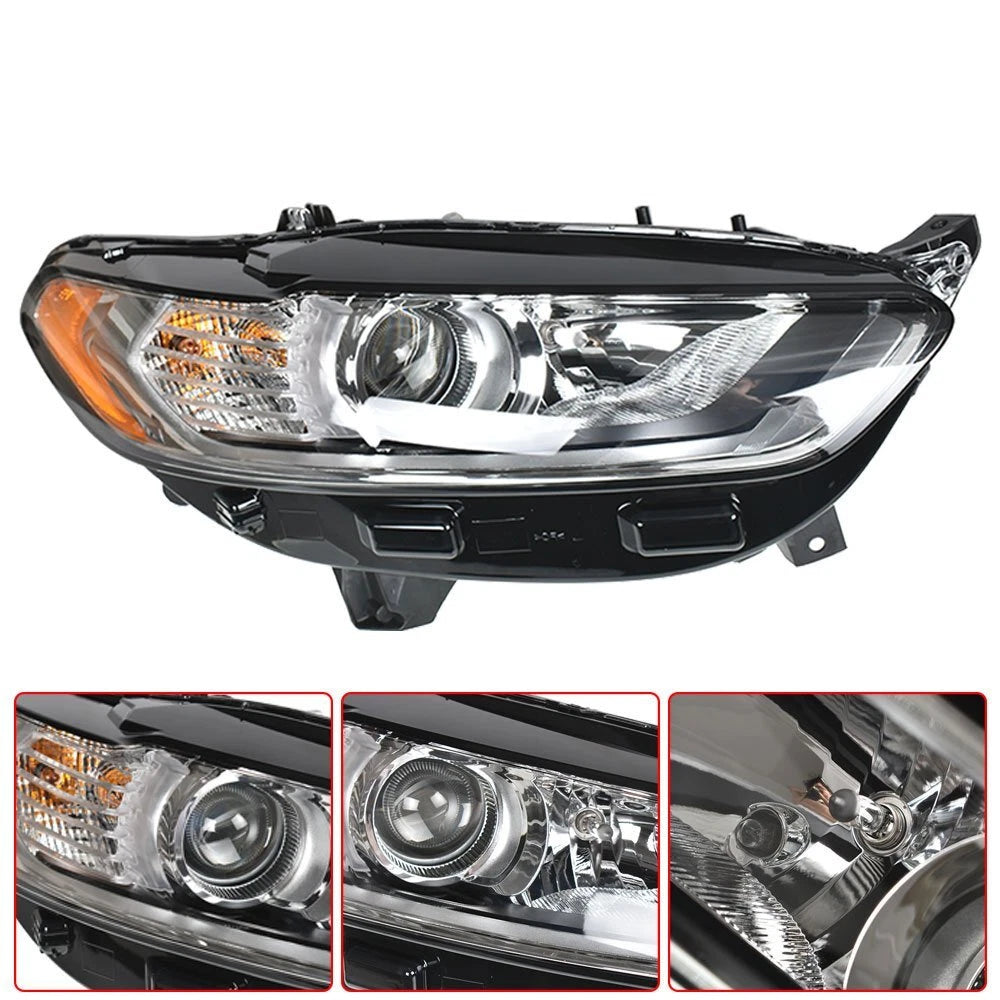 1PC RH Headlight Assembly for Ford Fusion (2013–2016) FO2503304 Halogen