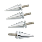 4 x Chrome Spike Windscreen Screw Bolts for Harley Touring Road Glide (1998-2025)