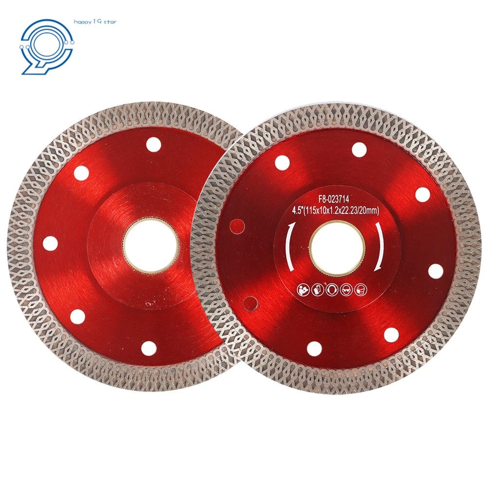 Set of 2 Diamond Porcelain Saw Blades for Ceramic Cutting