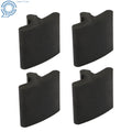 Set of 4 Leaf Spring Rubber Bumper Insulator Bushings for Ford Truck (1980–2020)
