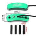 LED Green Mirror Block Off Base Plates for Kawasaki Ninja ZX-10R (2011–2015)