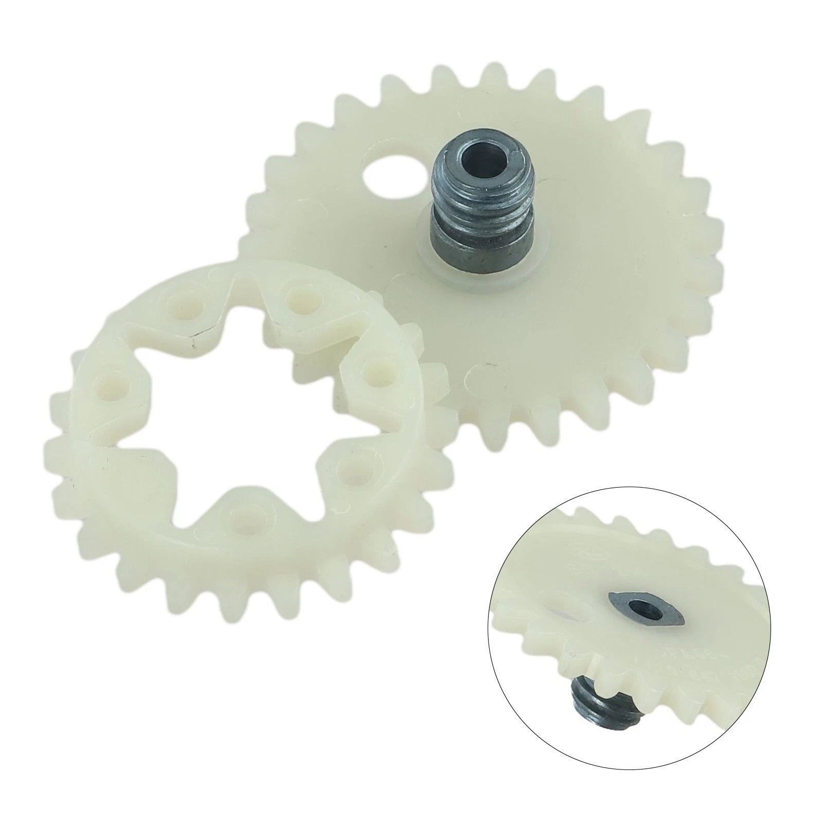 Oiling Mechanism Worm & Spur Gears for Model 038 Chainsaws