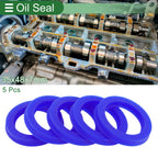Set of 5 Oil Seal Rotary Shaft Seal 35x48x7mm High Pressure for Various Models