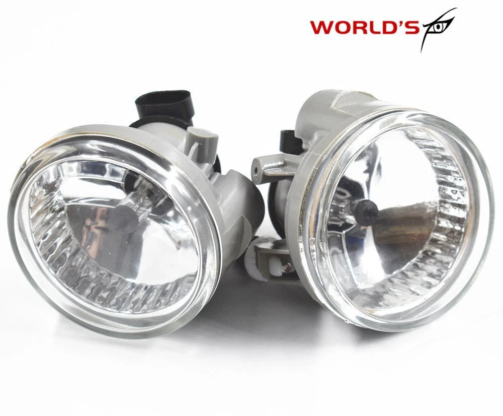 Set of 2 Fog Lights for Toyota Highlander (2004–2007) Clear Bumper