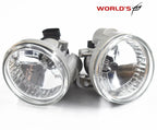 Set of 2 Fog Lights for Toyota Highlander (2004–2007) Clear Bumper