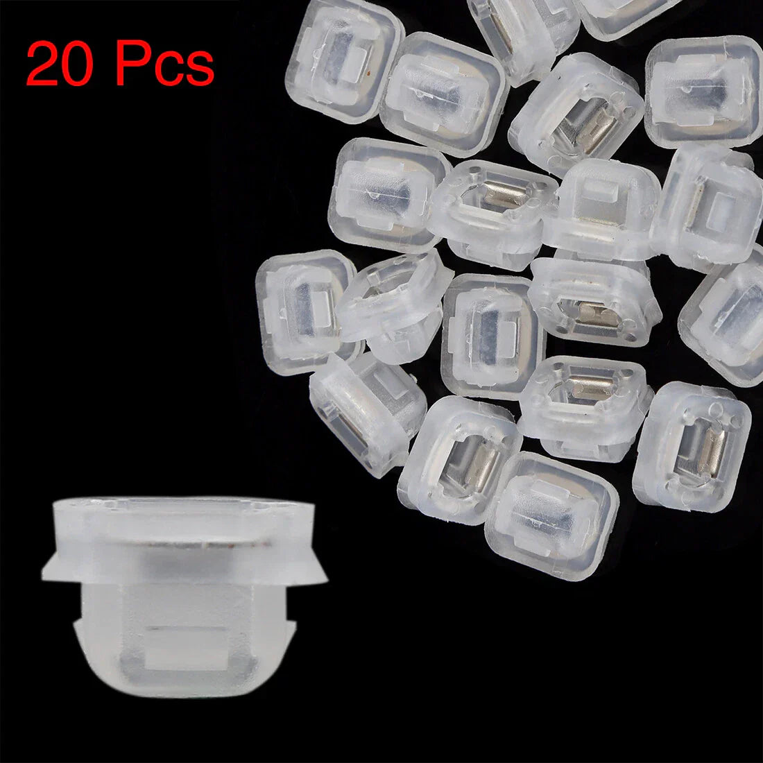 20pcs Plastic White Retainer Clips for BMW E46 E90 E91 E92 320i 323i