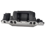 Intake Manifold Dual Plane Aluminum for SBC Chevy 350 400 (1955–1995) Black