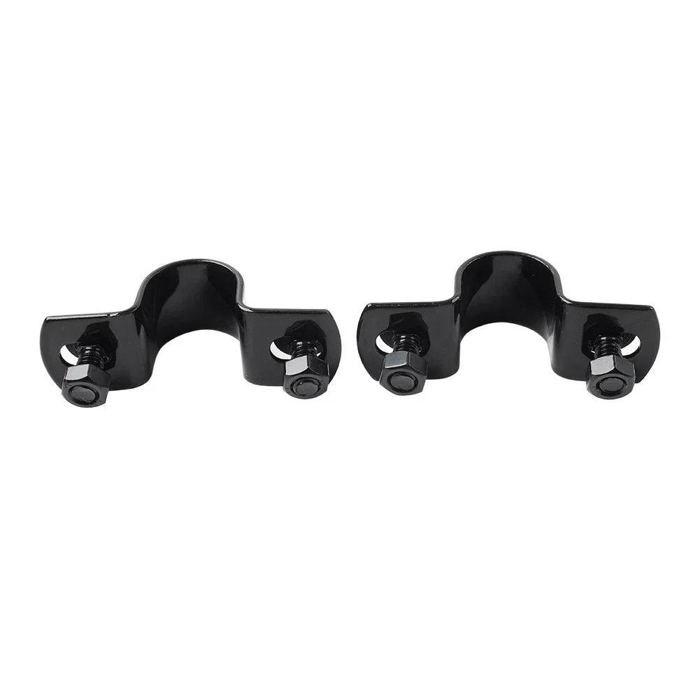 Black Rear Mudguard Mount U-Clamp for Harley Hydra Glide FL (1941-1957)