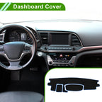Dashboard Cover for Toyota Roomy Tank (2016–2020) Black Blue Anti-Slip