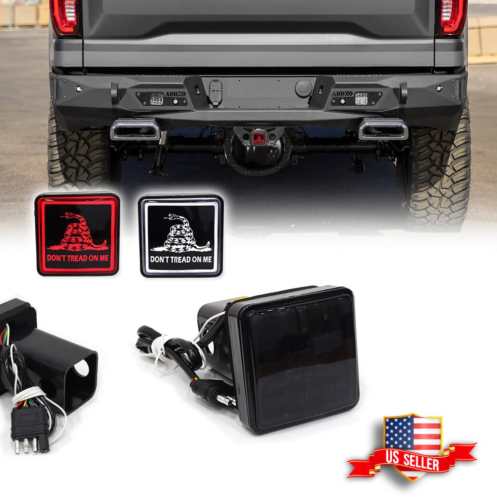 LED Brake DRL Trailer Hitch Light for Towing & Hauling (2")