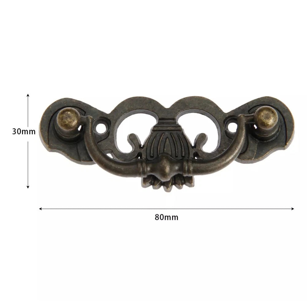 Set of 6 Vintage Drawer Knobs for Cabinet Pulls