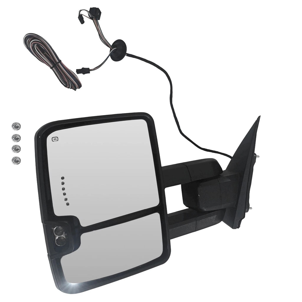 Heated Towing Mirror Driver Side for Chevy 1500 LD GMC Sierra 1500 Limited
