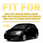 Set of 2 Outer Cowl Grille Covers for Nissan Versa (2007-2012)
