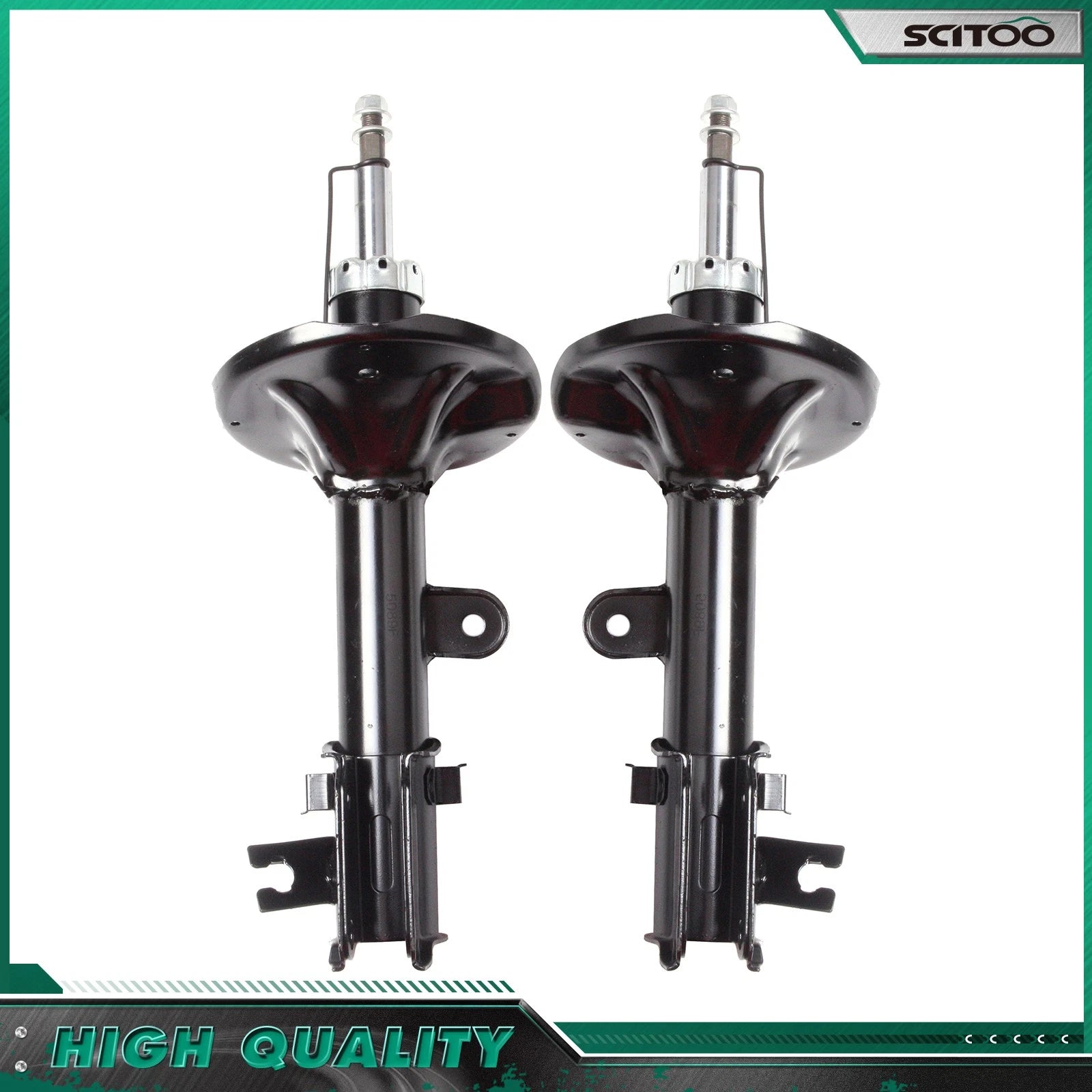 Front Pair (2) Suspension Bare Strut for Kia Sportage (2005–2010)