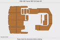 EVA Foam Flooring Pads for Carver 3807 Aft Cabin MY (1991)