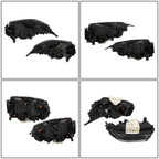 LED Headlight Assembly for Nissan Frontier (2022–2024) Left + Right Black